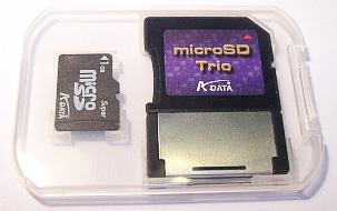 A-data microSD trio 1GB