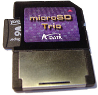 A-data microSD trio 1GB