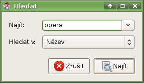 Linux - Hledání podle názvu