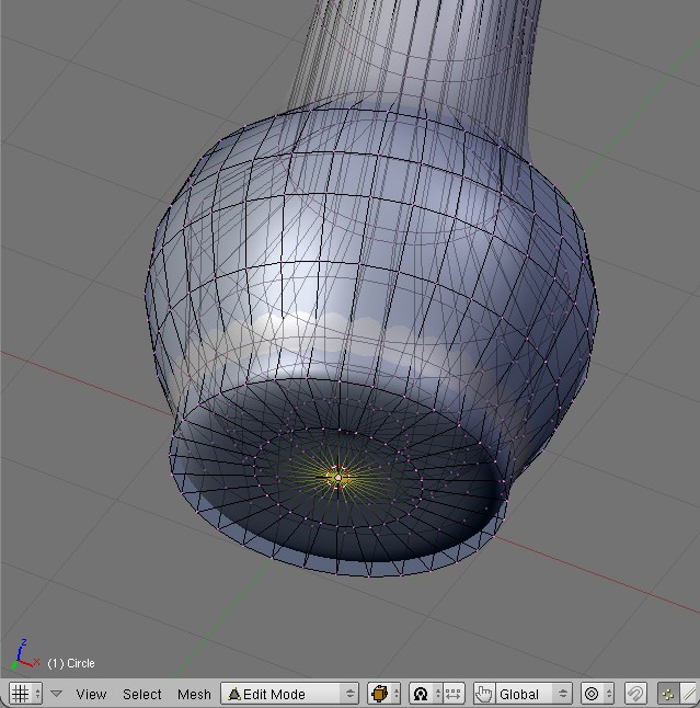 Modelování v Blenderu - extrudování, vytáčení