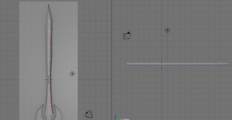 Blender aneb 3D studio zdarma – Modelování v Blenderu – Modelování meče