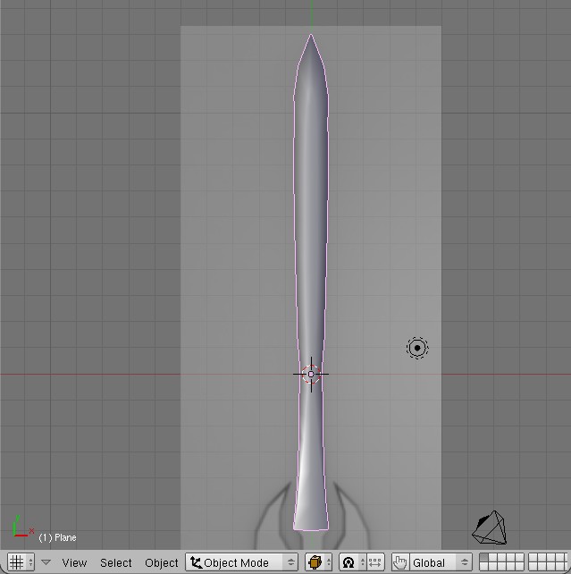 Blender aneb 3D studio zdarma – Modelování v Blenderu – Modelování meče